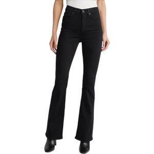 NEW RAG & BONE flexi peyton full length bootcut jeans in black